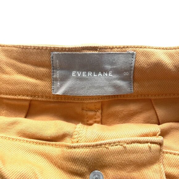 EVERLANE Women’s The Patch Pockets Shorts High Rise Apricot Orange - Picture 4 of 10
